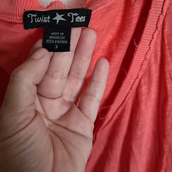 Twisted tees plus size long sleeve top - Picture 5 of 5